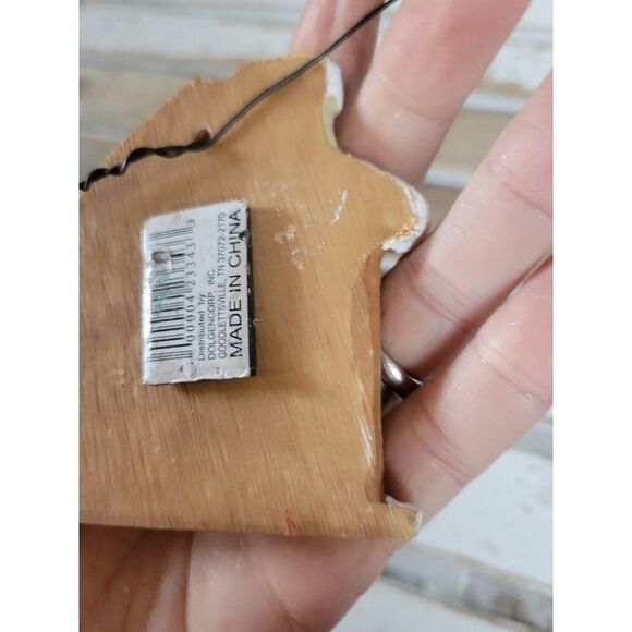 Gingerbread cookie house home ornament vintage Xmas holiday tree - Picture 6 of 8